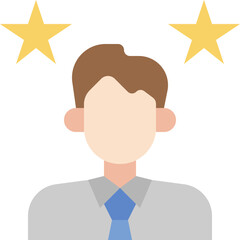 employee illustration on a white background    