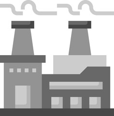 factory illustration on a white background     
