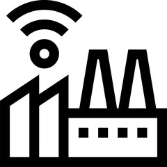 factory illustration on a white background     