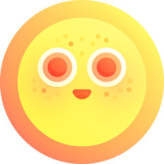 Freckles illustration on a white background     