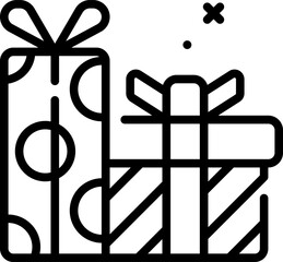 gift box illustration on a white background    