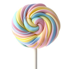 Colorful swirl lollipop