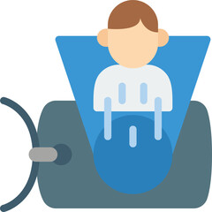 holographic illustration on a white background     