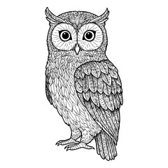 owl on a branch