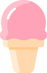 ice cream illustration on a white background     