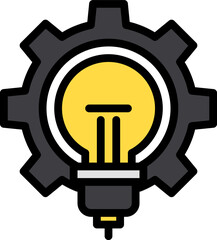 idea illustration on a white background     