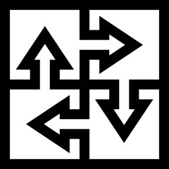 integrated illustration on a white background     