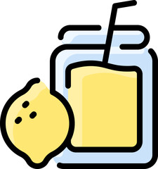 lemonade (2) illustration on a white background     