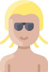 man illustration on a white background     