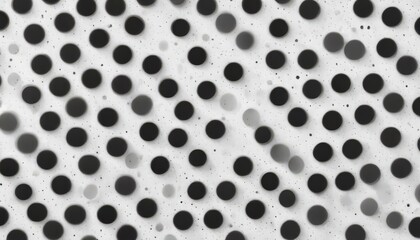 Abstract black dot pattern on white background  ,  modern,  black