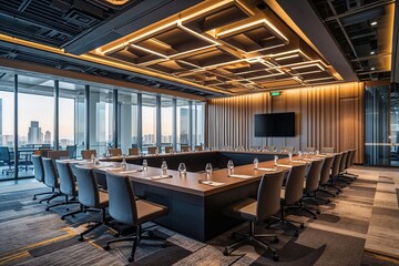 Fototapeta premium Versatile Meeting Spaces for Corporate Events and Professional Gatherings
