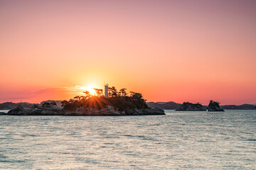 Fototapeta premium 5月の七ヶ浜代ケ崎浜