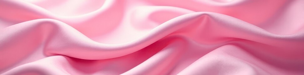 Soft rose pink silk, delicate drape and sheen, beauty, macro, delicate