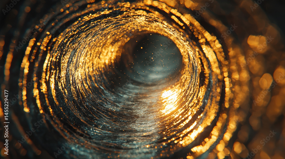 Poster a captivating side angle view presents a 3d background with visual energy, rendered in realistic 4k 