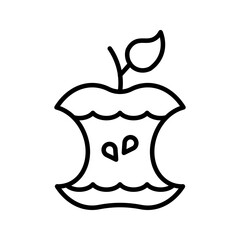 Apple icon on white background