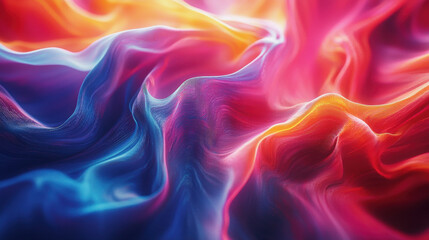 Obraz premium A vibrant 3D background presents modern aesthetics with realistic textures in 4K resolution, captu the eye from a side angle, offe a dynamic view.