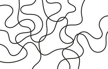 Background scribble line art with white background