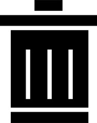 trash can icon. Perfect for symbol of delete file or you can use for recycling campaign.