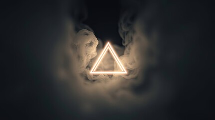 Burning alphabet letters with glowing fire effect in a 3D concept design