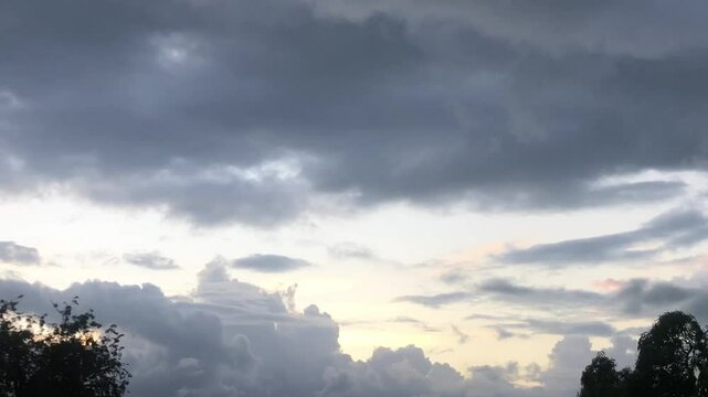 time lapse clouds