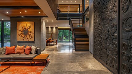 Home entry that immediately opens to spacious, passable living zone