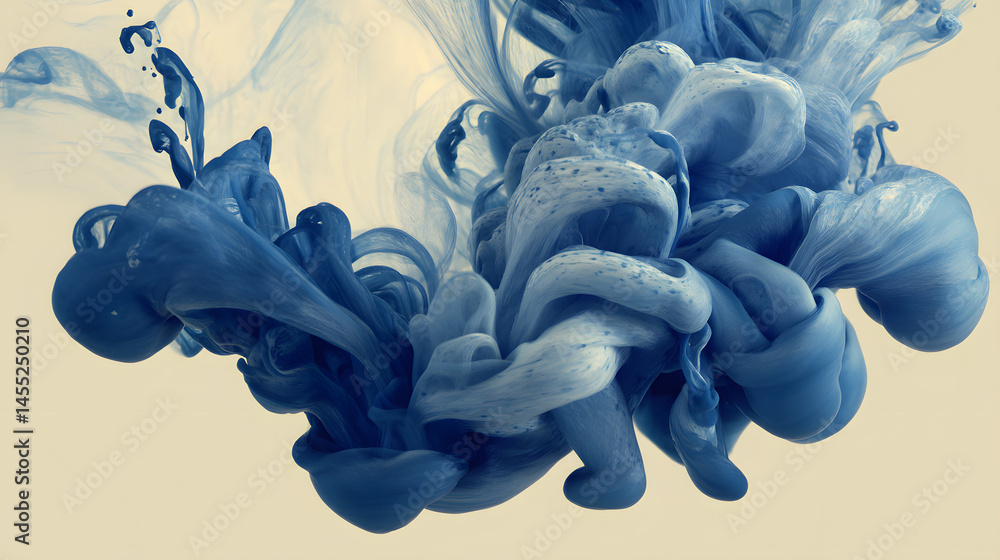 Poster a mesmerizing dance of colors ink in water captivating backdrop a symphony of fluid dynamics abstrac