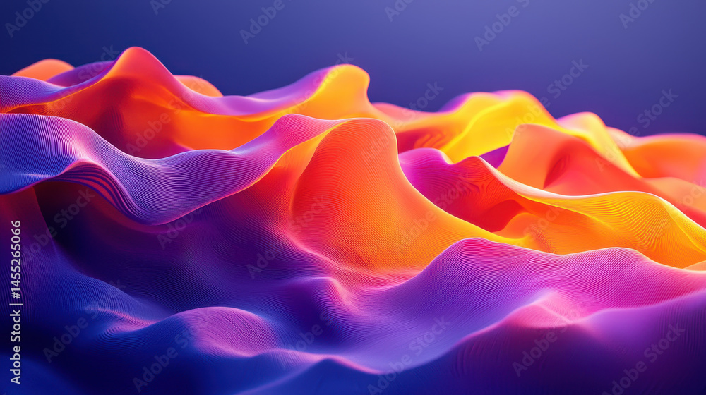 Poster bold 3d abstractions create a realistic 4k background with a side angle view showcasing kenmima's vi