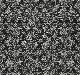 Intricate black & white damask; seamless floral & geometric pattern , graphics, sophisticated, texture