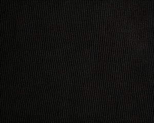 Black Fabric Texture with Vertical Weave