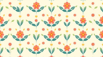 Obraz premium Delicate floral pattern