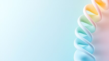 Pastel Rainbow Helix Abstract Background