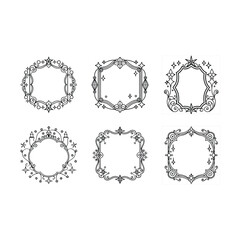 Enchanted Frame Set – Magical Decorative Borders for Creative Designs