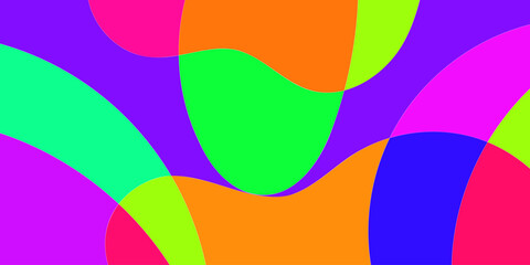 Vector Background of colorful liquid and fluid for summer collection