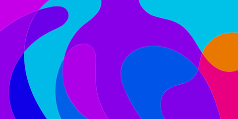 Vector Background of colorful liquid and fluid for summer collection
