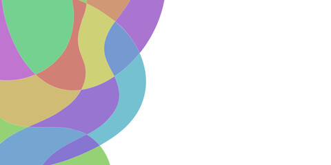 Vector Background of colorful liquid and fluid for summer collection