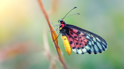Butterfly wings closeup colorful insect design nature wildlife macro photography