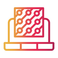 abstract Line Gradient Icon