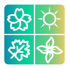 nature Gradient icon