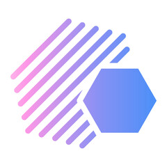 polygon Gradient icon