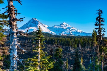 Three sisters mountains