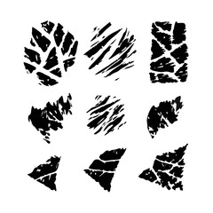 Abstract Black And White Background With Distressed Grunge Texture And Spotty Pattern