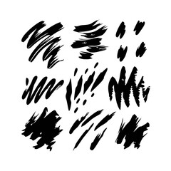 Abstract Black Background With White Streaks Minimalist Vector Design Element
