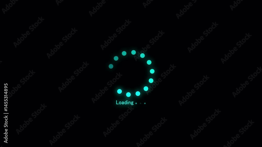 Poster abstract new fast circle loading bar animation. loading icon. download sign. data load, 4k video.