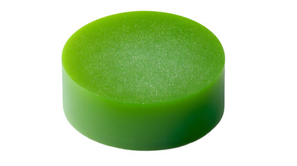 Abstract 3D Render Of A Green Circle With Transparent Background