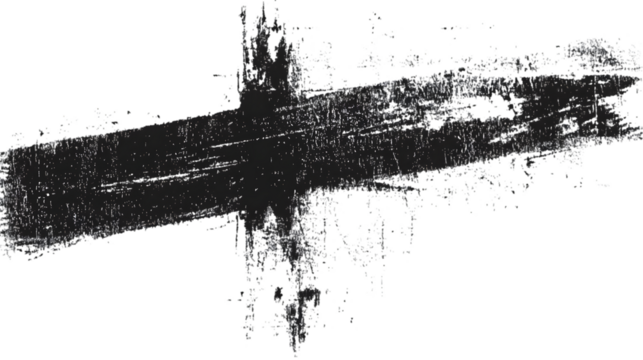 Abstract Black Brushstroke Texture Isolated Artistic Grunge Design