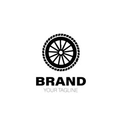 Tyre Logo. Tyre Logo Design. Tyre Logo Brand. Tyre Logo Vector Design Isolated on White Background