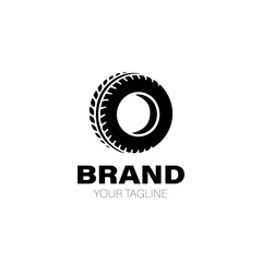 Tyre Logo. Tyre Logo Design. Tyre Logo Brand. Tyre Logo Vector Design Isolated on White Background