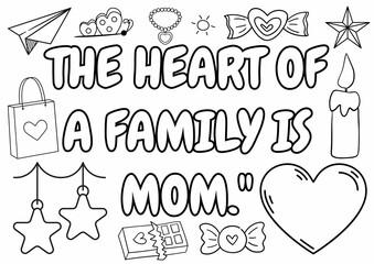 Mother's Day Coloring Pages for Kindergarten | Fun and Easy Printable Activities | No Prep Holiday Worksheets for Little Learners