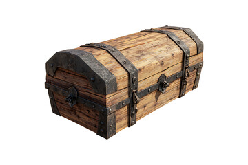 Coffin isolated on transparent background
