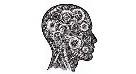 Mechanical Mind: A Cogs and Gears Head Profile